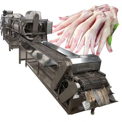 Kippenpoten verwerkingsmachine