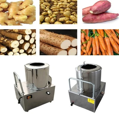 Zoete Aardappelschilmachine