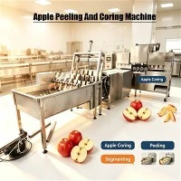 Appelschil- en ontkernmachine